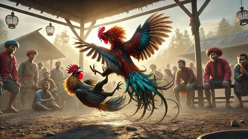 Ilustrasi suasana permainan digital di lobi RADEN4D